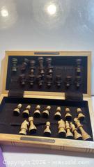 MaxSold Auction: Retro 70's Wooden Chess Board  - Toronto (Ontario, Canada) SELLER MANAGED Estate Sale Online Auction - Saunders Road
