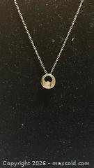 MaxSold Auction: Sparkly Silver like chain w/crystal charm  - Toronto (Ontario, Canada) SELLER MANAGED Estate Sale Online Auction - Saunders Road