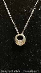 MaxSold Auction: Sparkly Silver like chain w/crystal charm  - Toronto (Ontario, Canada) SELLER MANAGED Estate Sale Online Auction - Saunders Road