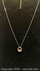 MaxSold Auction: Sparkly Silver like chain w/crystal charm  - Toronto (Ontario, Canada) SELLER MANAGED Estate Sale Online Auction - Saunders Road