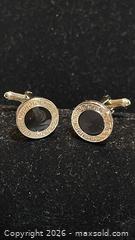 MaxSold Auction: Untested Onyx silver tone Cufflinks  - Toronto (Ontario, Canada) SELLER MANAGED Estate Sale Online Auction - Saunders Road
