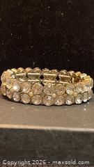 MaxSold Auction: Very Sparkly Evening Large Crystal like Bracelet  - Toronto (Ontario, Canada) SELLER MANAGED Estate Sale Online Auction - Saunders Road