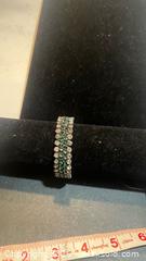 MaxSold Auction: Vintage Green Emerald like Crystal Bracelet  - Toronto (Ontario, Canada) SELLER MANAGED Estate Sale Online Auction - Saunders Road