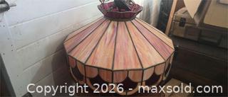 MaxSold Auction: Vintage Mid Century Large Tiffany like Lamp  - Toronto (Ontario, Canada) SELLER MANAGED Estate Sale Online Auction - Saunders Road