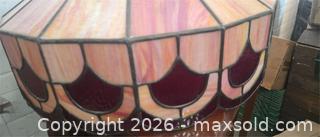 MaxSold Auction: Vintage Mid Century Large Tiffany like Lamp  - Toronto (Ontario, Canada) SELLER MANAGED Estate Sale Online Auction - Saunders Road