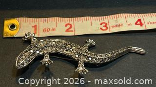 MaxSold Auction: Vintage Rhinestone Lizard Brooch  - Toronto (Ontario, Canada) SELLER MANAGED Estate Sale Online Auction - Saunders Road