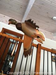 MaxSold Auction: Beautiful pair of hand carved ducks in flight by Picton, Ontario carver - Kingston (Ontario, Canada) SELLER MANAGED Moving Online Auction - Brewers Mills Road