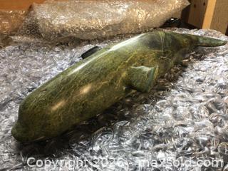 MaxSold Auction: Genuine Inuit whale carving by Pudlo Amelia, #6018 Cape Dorset. - Kingston (Ontario, Canada) SELLER MANAGED Moving Online Auction - Brewers Mills Road