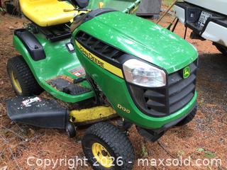 MaxSold Auction: John Deere D120 Lawn Tractor  - Kingston (Ontario, Canada) SELLER MANAGED Moving Online Auction - Brewers Mills Road