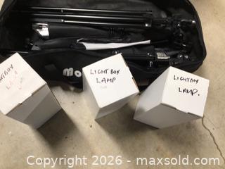 MaxSold Auction: Photography Studio Lighting Kit by Mount Dog - Kingston (Ontario, Canada) SELLER MANAGED Moving Online Auction - Brewers Mills Road
