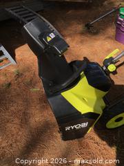 MaxSold Auction: Ryobi 40 volt 18” Snowblower - Kingston (Ontario, Canada) SELLER MANAGED Moving Online Auction - Brewers Mills Road