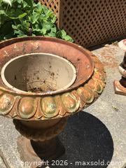 MaxSold Auction: Vintage cast iron garden urn - Kingston (Ontario, Canada) SELLER MANAGED Moving Online Auction - Brewers Mills Road