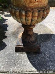 MaxSold Auction: Vintage cast iron garden urn - Kingston (Ontario, Canada) SELLER MANAGED Moving Online Auction - Brewers Mills Road