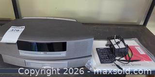 MaxSold Auction: Bose Wave Music System Tabletop CD/Radio, Silver - Saanich (British Columbia, Canada) PARTNER MANAGED Moving Online Auction - Limerick Lane