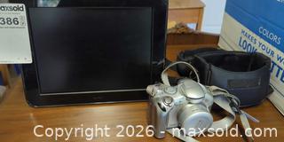 MaxSold Auction: Canon & Kodak digital camera lot with frame, case and chargers - Saanich (British Columbia, Canada) PARTNER MANAGED Moving Online Auction - Limerick Lane