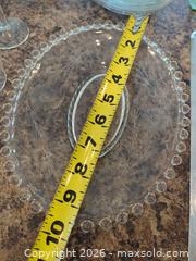 MaxSold Auction: Clear Etched Floral Glassware Set — Coupes, Tumblers & Pitcher - Saanich (British Columbia, Canada) PARTNER MANAGED Moving Online Auction - Limerick Lane