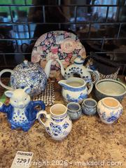 MaxSold Auction: Delft Tea Pot and more - Saanich (British Columbia, Canada) PARTNER MANAGED Moving Online Auction - Limerick Lane