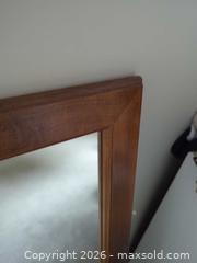 MaxSold Auction: Full-Length Wooden Floor Mirror in Brown Wood Tone - Saanich (British Columbia, Canada) PARTNER MANAGED Moving Online Auction - Limerick Lane