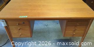 MaxSold Auction: Modern Veneer Desk with Drawers  - Saanich (British Columbia, Canada) PARTNER MANAGED Moving Online Auction - Limerick Lane