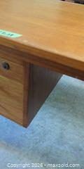 MaxSold Auction: Modern Veneer Desk with Drawers  - Saanich (British Columbia, Canada) PARTNER MANAGED Moving Online Auction - Limerick Lane