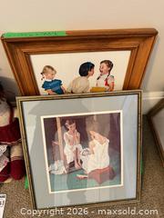 MaxSold Auction: Norman Rockwell Framed Portrait Prints, Wood Frames - Saanich (British Columbia, Canada) PARTNER MANAGED Moving Online Auction - Limerick Lane