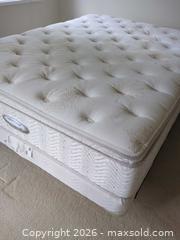 MaxSold Auction: Queen Beautyrest Innerspring Mattress with Foundation - Saanich (British Columbia, Canada) PARTNER MANAGED Moving Online Auction - Limerick Lane