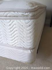 MaxSold Auction: Queen Beautyrest Innerspring Mattress with Foundation - Saanich (British Columbia, Canada) PARTNER MANAGED Moving Online Auction - Limerick Lane