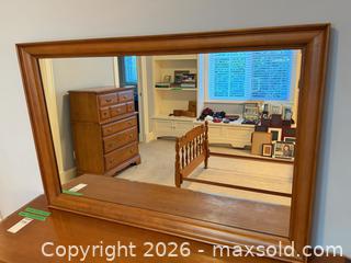 MaxSold Auction: Solid Vilas Maple  9-Drawer Dresser with Mirror, Medium Brown - Saanich (British Columbia, Canada) PARTNER MANAGED Moving Online Auction - Limerick Lane