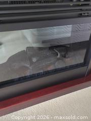 MaxSold Auction: Traditional Dark Cherry Veneer Electric Fireplace Console - Saanich (British Columbia, Canada) PARTNER MANAGED Moving Online Auction - Limerick Lane