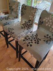 MaxSold Auction: Upholstered Bar Stools with Slip Covers - Saanich (British Columbia, Canada) PARTNER MANAGED Moving Online Auction - Limerick Lane