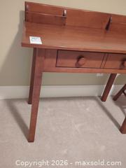 MaxSold Auction: Vilas Solid Maple Writing Desk and Chair Set with Drawers - Saanich (British Columbia, Canada) PARTNER MANAGED Moving Online Auction - Limerick Lane