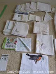 MaxSold Auction: Vintage Embroidered Linens, Napkins & Clothing Mixed Lot - Saanich (British Columbia, Canada) PARTNER MANAGED Moving Online Auction - Limerick Lane