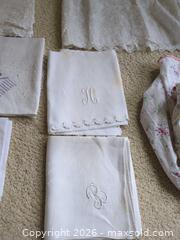 MaxSold Auction: Vintage Embroidered Linens, Napkins & Clothing Mixed Lot - Saanich (British Columbia, Canada) PARTNER MANAGED Moving Online Auction - Limerick Lane