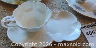 MaxSold Auction: Vintage Mid-Century Bone China Teacup and Saucer with Gold Gilded Trim - Saanich (British Columbia, Canada) PARTNER MANAGED Moving Online Auction - Limerick Lane