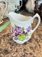 MaxSold Auction: White Floral Teapots - Saanich (British Columbia, Canada) PARTNER MANAGED Moving Online Auction - Limerick Lane