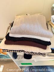 MaxSold Auction: Women's Clothing Bundle – 20+ Sweaters, Tops, Scarves & Bags - Saanich (British Columbia, Canada) PARTNER MANAGED Moving Online Auction - Limerick Lane