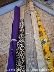 MaxSold Auction: 5 Rolls of Upholstery Fabric Bolts, 5 Pieces, 5–6 ft, Mixed Colors - Toronto (Ontario, Canada) PARTNER MANAGED Estate Sale Online Auction -Bridle Path Estate