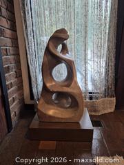 MaxSold Auction: Abstract Stone Modern Sculpture, 36" Tall, Base Included - Toronto (Ontario, Canada) PARTNER MANAGED Estate Sale Online Auction -Bridle Path Estate