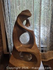 MaxSold Auction: Abstract Stone Modern Sculpture, 36" Tall, Base Included - Toronto (Ontario, Canada) PARTNER MANAGED Estate Sale Online Auction -Bridle Path Estate