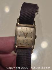 MaxSold Auction: Antique Benrus 14K Gold Rectangular Watch  - Toronto (Ontario, Canada) PARTNER MANAGED Estate Sale Online Auction -Bridle Path Estate