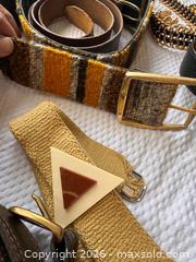 MaxSold Auction: Assorted Belts Lot — Leather, Faux, Woven, Metal Chain (20) - Toronto (Ontario, Canada) PARTNER MANAGED Estate Sale Online Auction -Bridle Path Estate