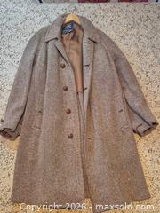 MaxSold Auction: Burberrys (vintage) Wool Tweed Overcoat, Large, Brown/Tan - Toronto (Ontario, Canada) PARTNER MANAGED Estate Sale Online Auction -Bridle Path Estate