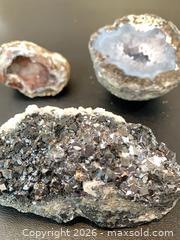 MaxSold Auction: Crystal and Geode Collection Lot 3 of 6 -  Natural Crystal Quartz Druzy, Agate, Hematite - Toronto (Ontario, Canada) PARTNER MANAGED Estate Sale Online Auction -Bridle Path Estate