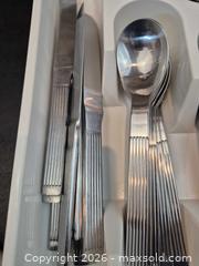 MaxSold Auction: Dansk Stainless Steel Flatware Set, Ribbed Handle - Toronto (Ontario, Canada) PARTNER MANAGED Estate Sale Online Auction -Bridle Path Estate