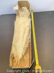 MaxSold Auction: Decorative Vintage Cream Feather Plumes, 24–28 in (Lot of 28) - Toronto (Ontario, Canada) PARTNER MANAGED Estate Sale Online Auction -Bridle Path Estate