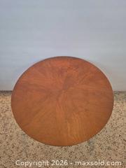 MaxSold Auction: Drexel Declaration Walnut Round Mid-Century Side Table - Toronto (Ontario, Canada) PARTNER MANAGED Estate Sale Online Auction -Bridle Path Estate