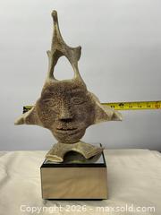 MaxSold Auction: Emily Nakoolak Carved Bone/Antler Face Sculpture, Inuit Art, 1981, With Certificate - Toronto (Ontario, Canada) PARTNER MANAGED Estate Sale Online Auction -Bridle Path Estate