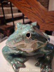 MaxSold Auction: Huge Ceramic Frog Sculpture (Indoor Decor or Garden Accent), 18" L, Lot 2 of 2 - Toronto (Ontario, Canada) PARTNER MANAGED Estate Sale Online Auction -Bridle Path Estate