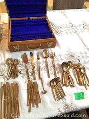 MaxSold Auction: Incredible Solid Bronze Flatware / Cutlery Set, 78 Pieces - Toronto (Ontario, Canada) PARTNER MANAGED Estate Sale Online Auction -Bridle Path Estate