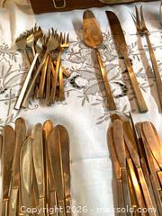 MaxSold Auction: Incredible Solid Bronze Flatware / Cutlery Set, 78 Pieces - Toronto (Ontario, Canada) PARTNER MANAGED Estate Sale Online Auction -Bridle Path Estate